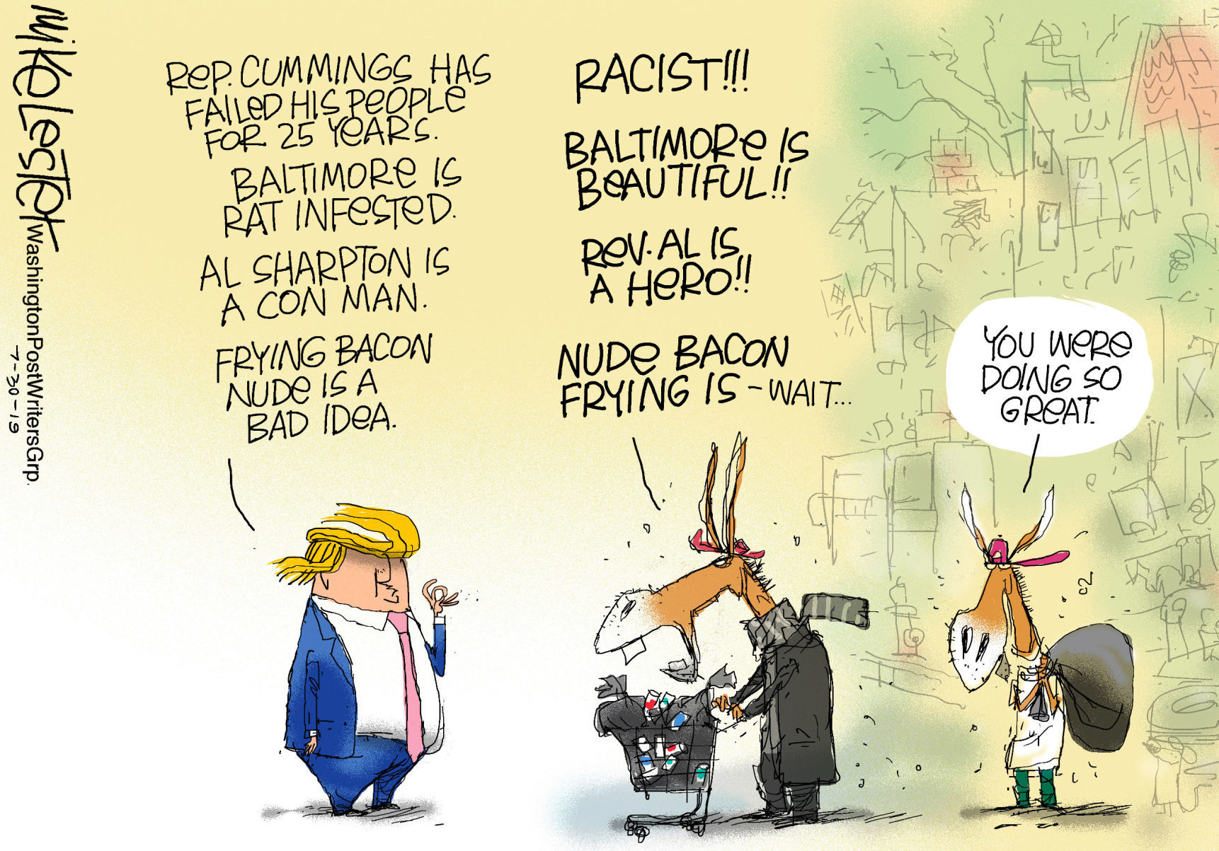 Mike Lester cartoon